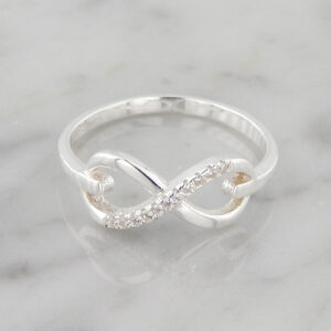 Anillo Plata Infinito Cubic Micropavé