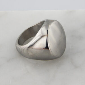 Anillo Acero tipo Sello Redondo Varias Medidas