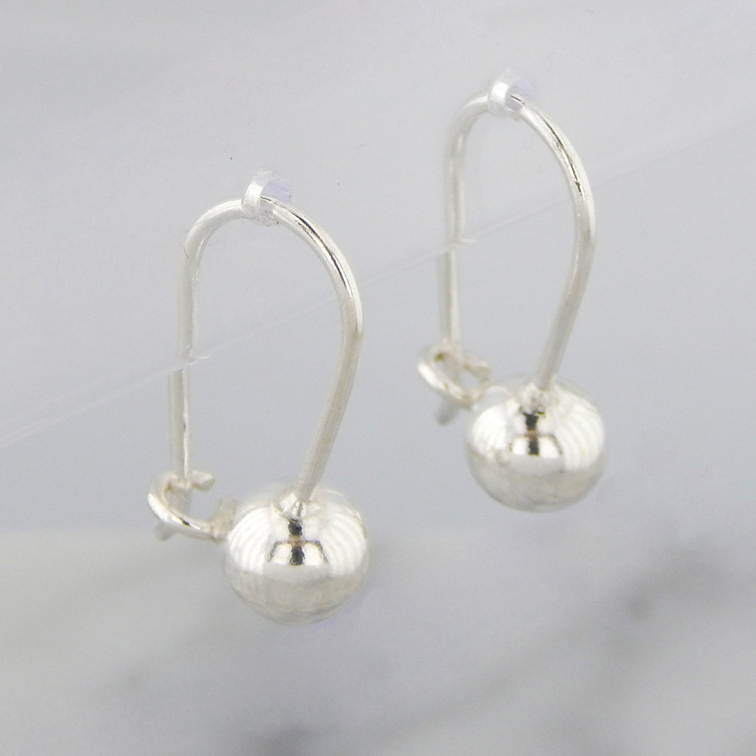 Aros Plata Anzuelo Fijo Bolita de 6 mm - Imagen 2