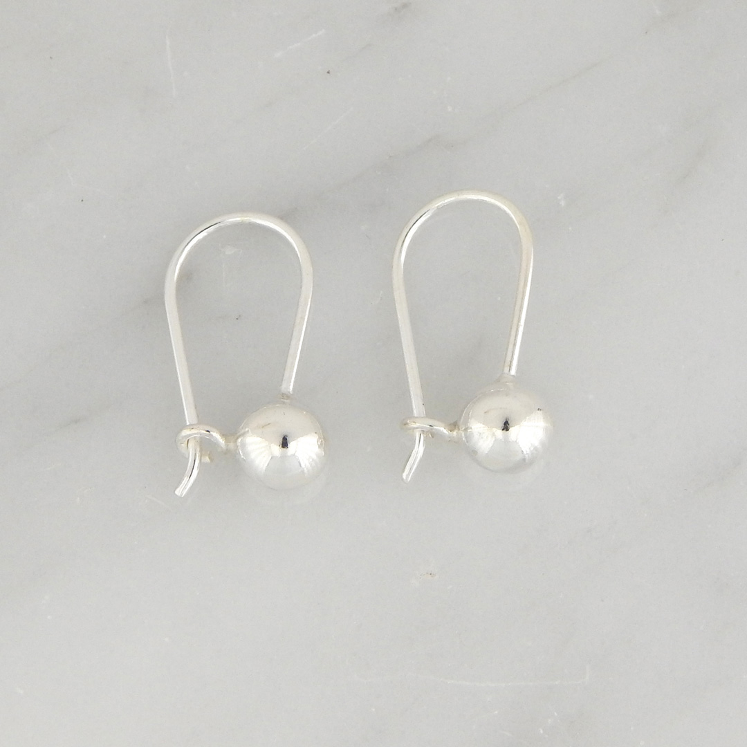 Aros Plata Anzuelo Fijo Bolita de 6 mm - Imagen 3