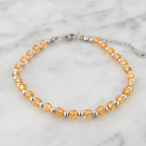 Pulsera Acero y Simil Cristal Swarovski (Varios Colores)