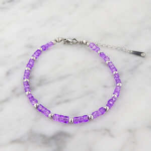 Pulsera Acero y Simil Cristal Swarovski (Varios Colores)