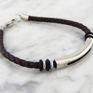 Pulsera Trenza Frente Rigido