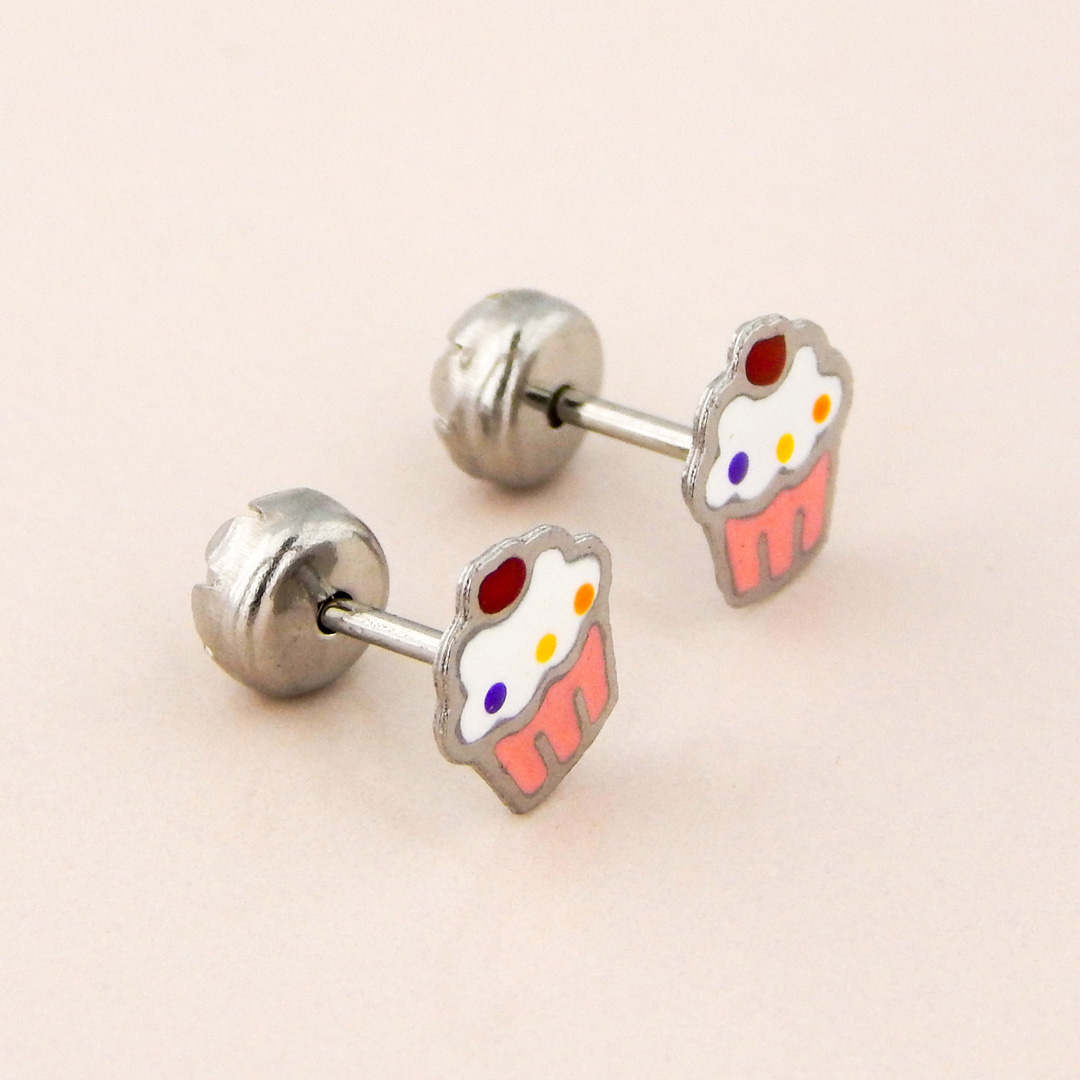 Aros Acero Abridores Muffin Rosa - Imagen 2