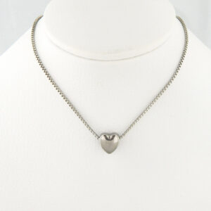 Collar Acero Dije Corazón