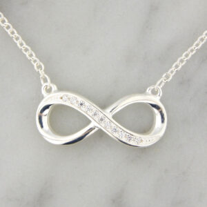 Collar Plata Cubic Infinito