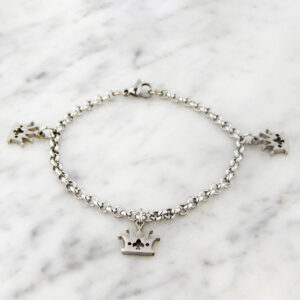 Pulsera Acero Coronas