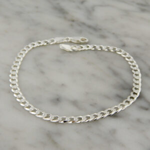 Pulsera Plata Groumet Abierta