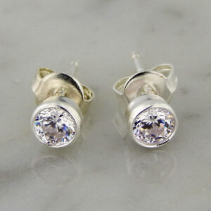 Aros Plata Cubic Susanito 4 mm