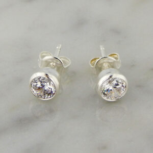 Aros Plata Cubic Susanito 5 mm