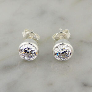 Aros Plata Cubic Susanito 6 mm