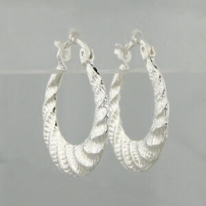 Aros Plata Argolla Trabajada