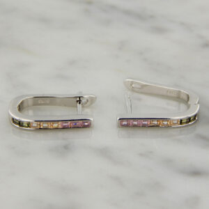 Aros Plata en U, Cubic Colores