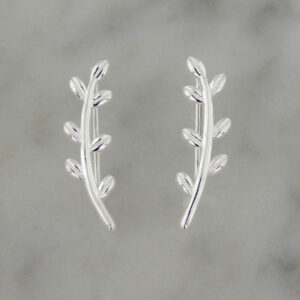 Aros Plata Trepador Laurel