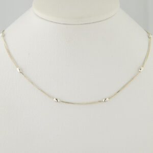 Collar Plata Doble Semillitas