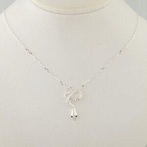 Collar Plata Cubic Micropavé Serpiente