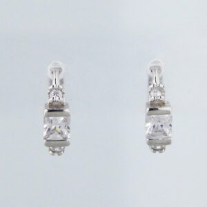 Aros Plata Rodinada Cubic