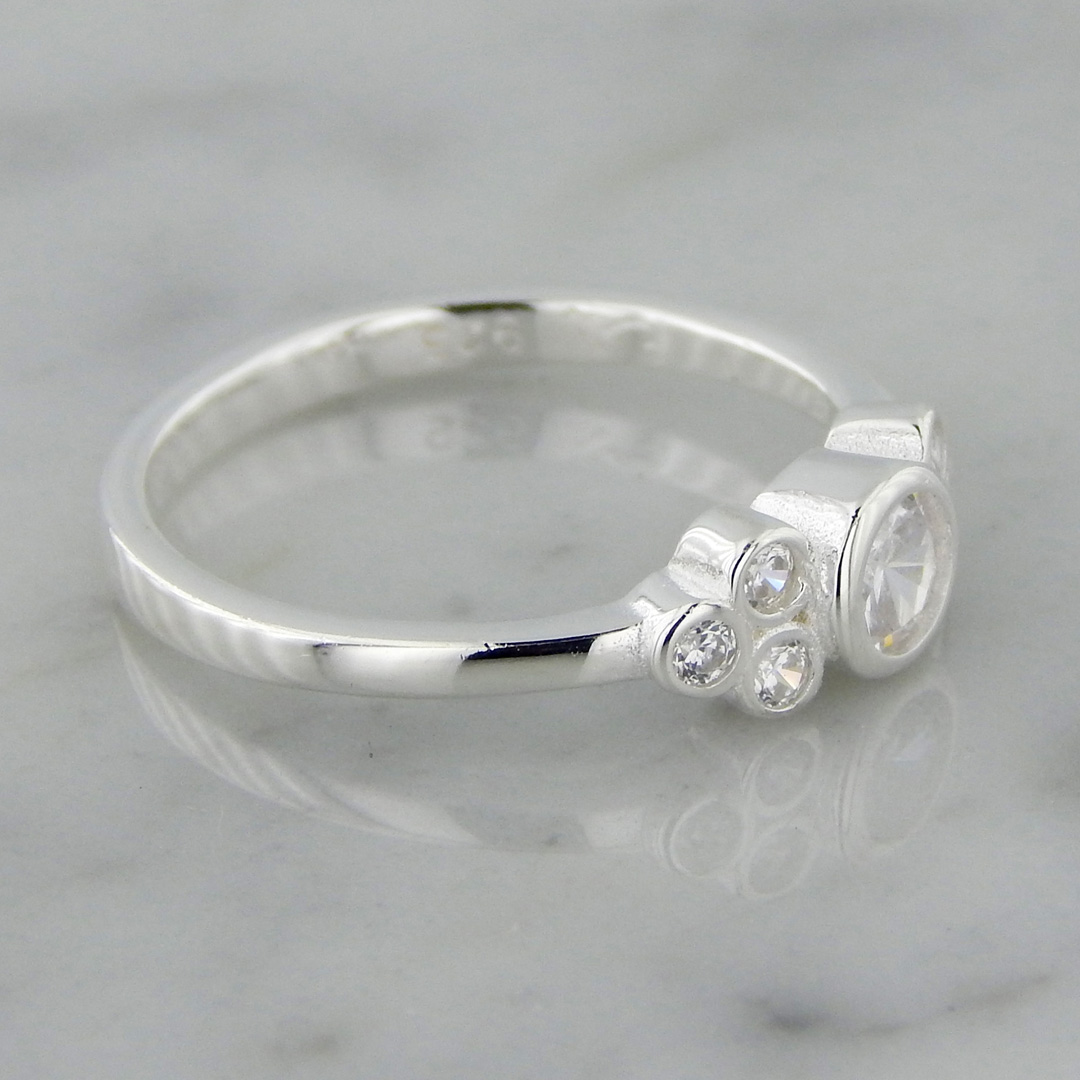 Anillo Plata Cubic - Imagen 4