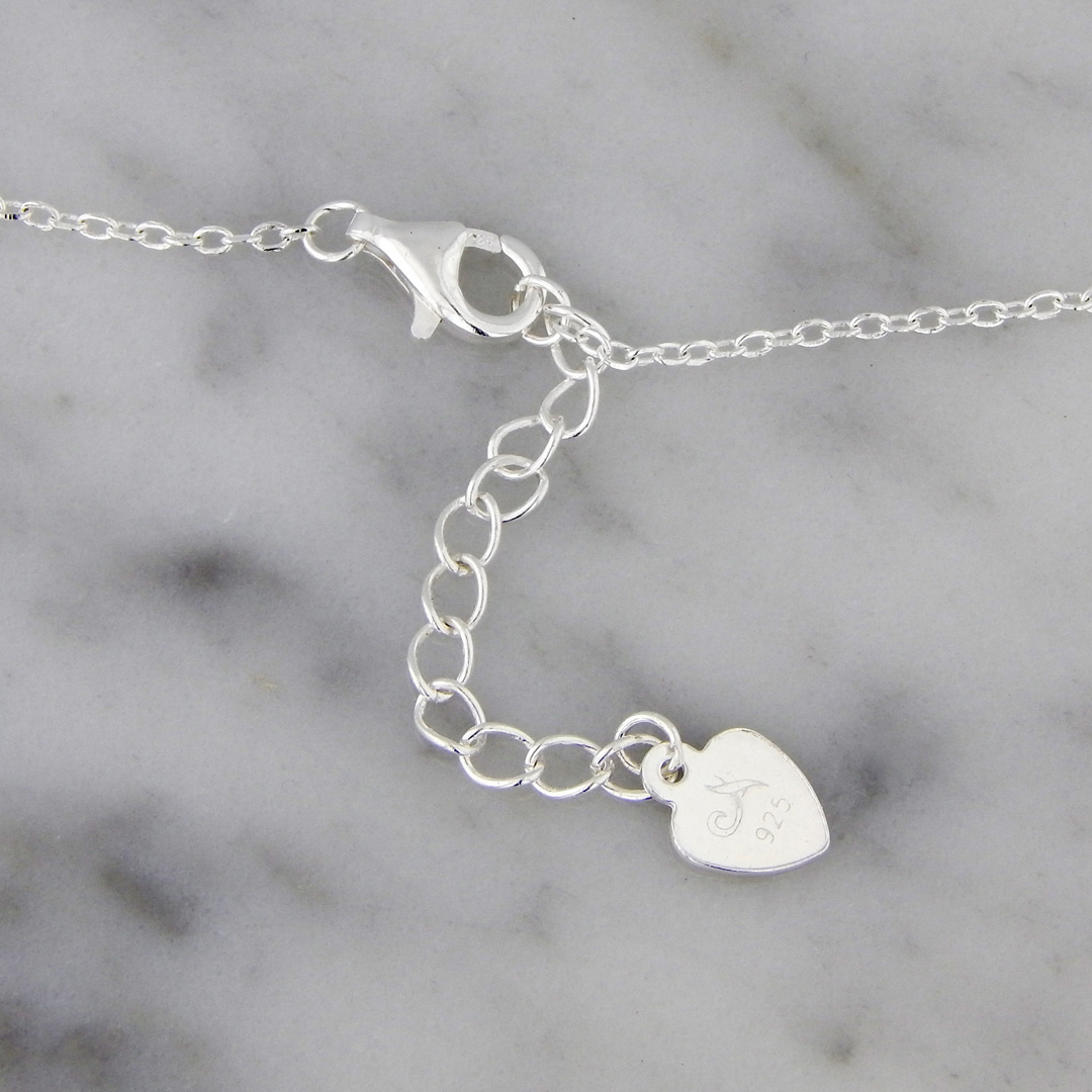 Collar Plata Corazón Esmaltado Multicolor - Imagen 5